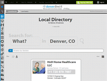 Tablet Screenshot of directory.denverdirect.info